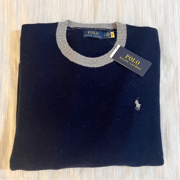 Polo Ralph Lauren Wool Alpaca Color-block Knit Crewneck Sweater😳🔥🔥 - Picture 5 of 15